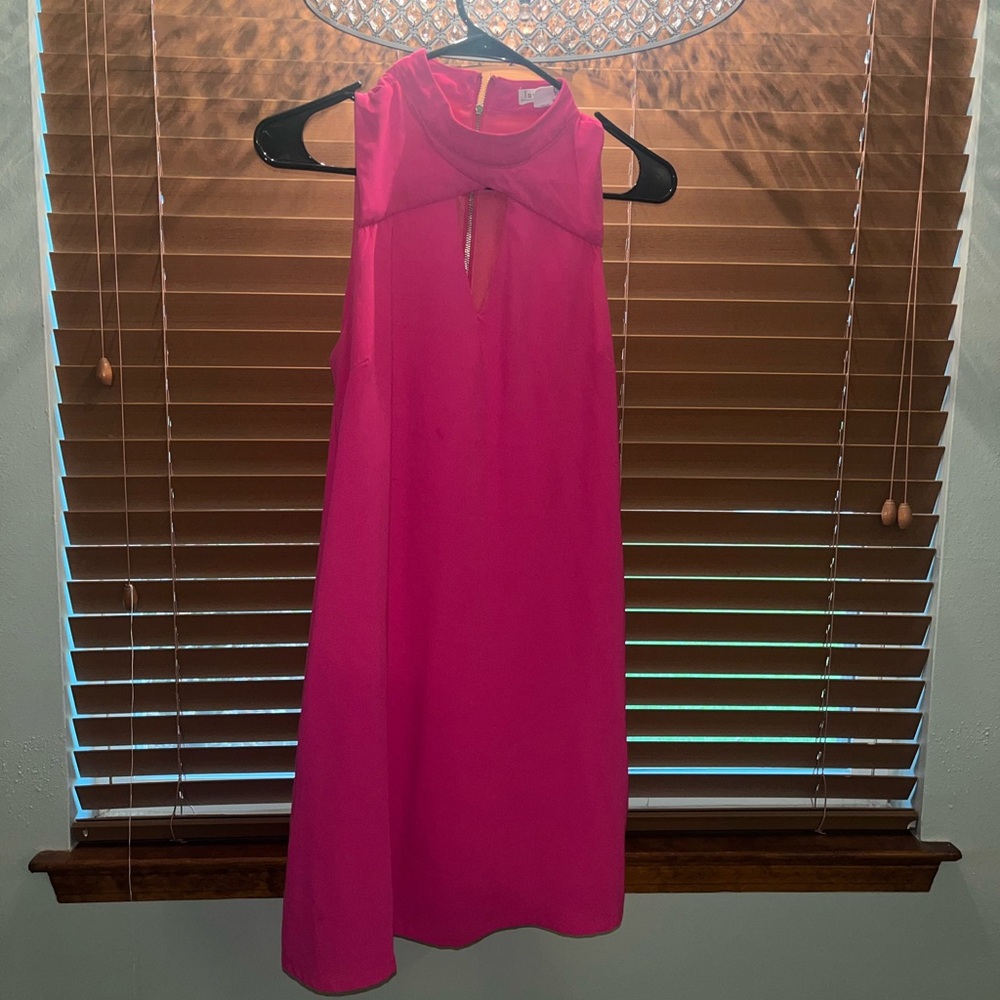 Hot pink summer dress